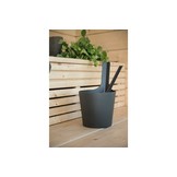 Cadeau set  Sauna emmer Pisara zwart