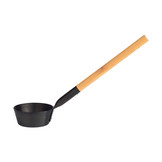 Cadeau set  Sauna emmer zwart/bruin bamboe