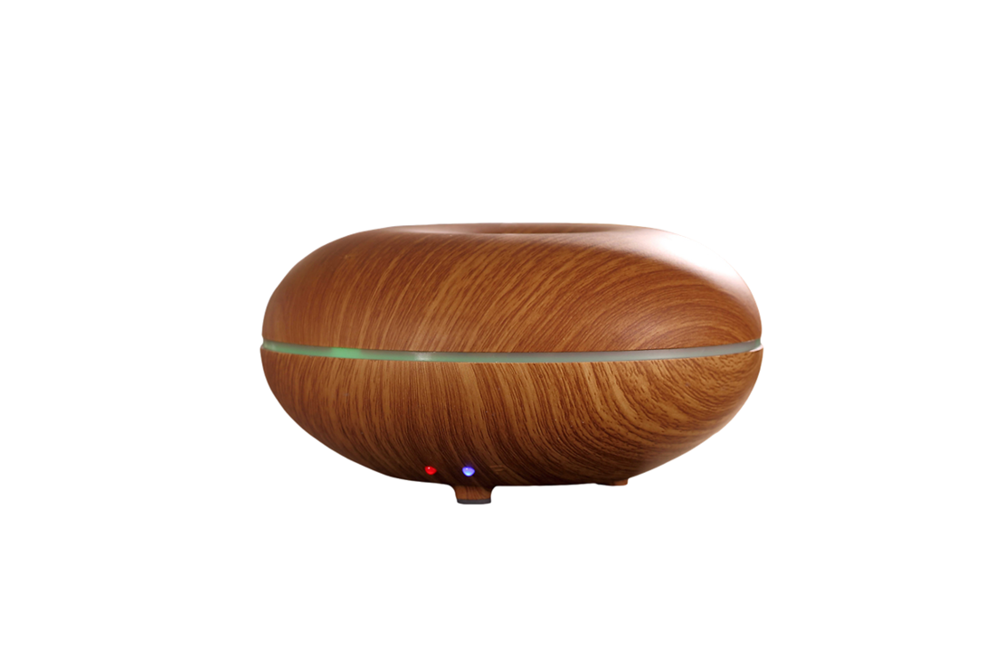 Aroma Diffuser Lichthout - Gratis geurparfum