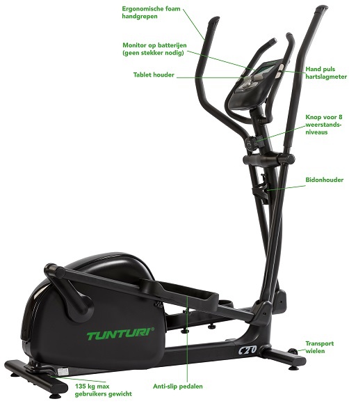 Tunturi Crosstrainer Competence C20-R (Showroom model)
