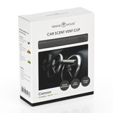 Serene House Car Scent Vent Clip - Cannon Black