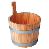 Sauna Emmer Lariks 5 Liter Naturel inclusief binnen emmer