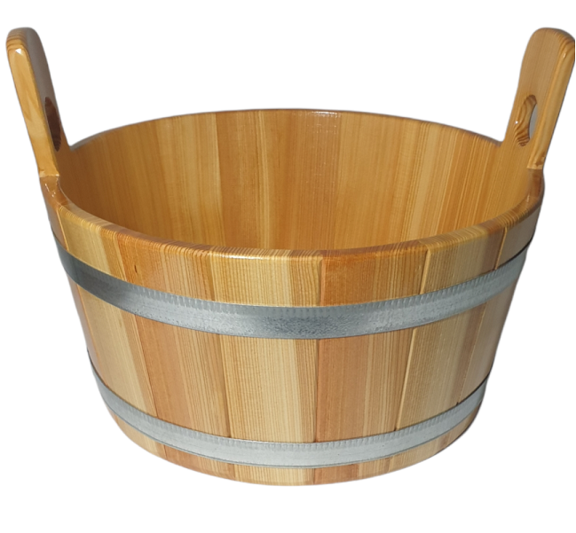 Sauna Voetenbak Lariks - Naturel