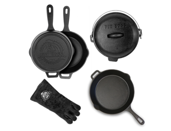Pit Boss Grills - Zesdelige Gietijzeren Starterset