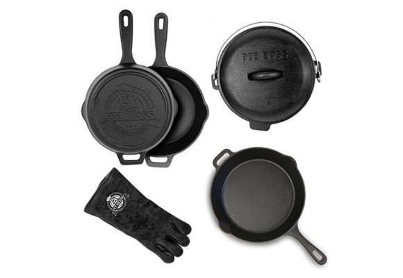 Pit Boss Grills - Zesdelige Gietijzeren Starterset