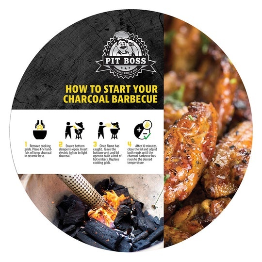 Pit Boss - Kamado Houtskool Grill - Zwart | Houtskool BBQ