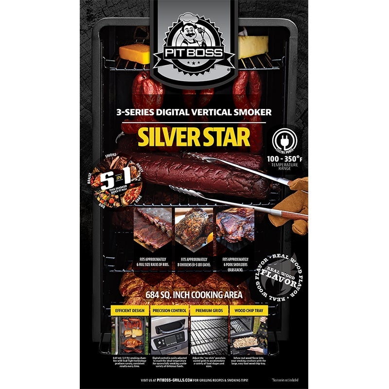 Pit Boss 3-Series Digitale Verticale Roker - Elektrische Rookoven