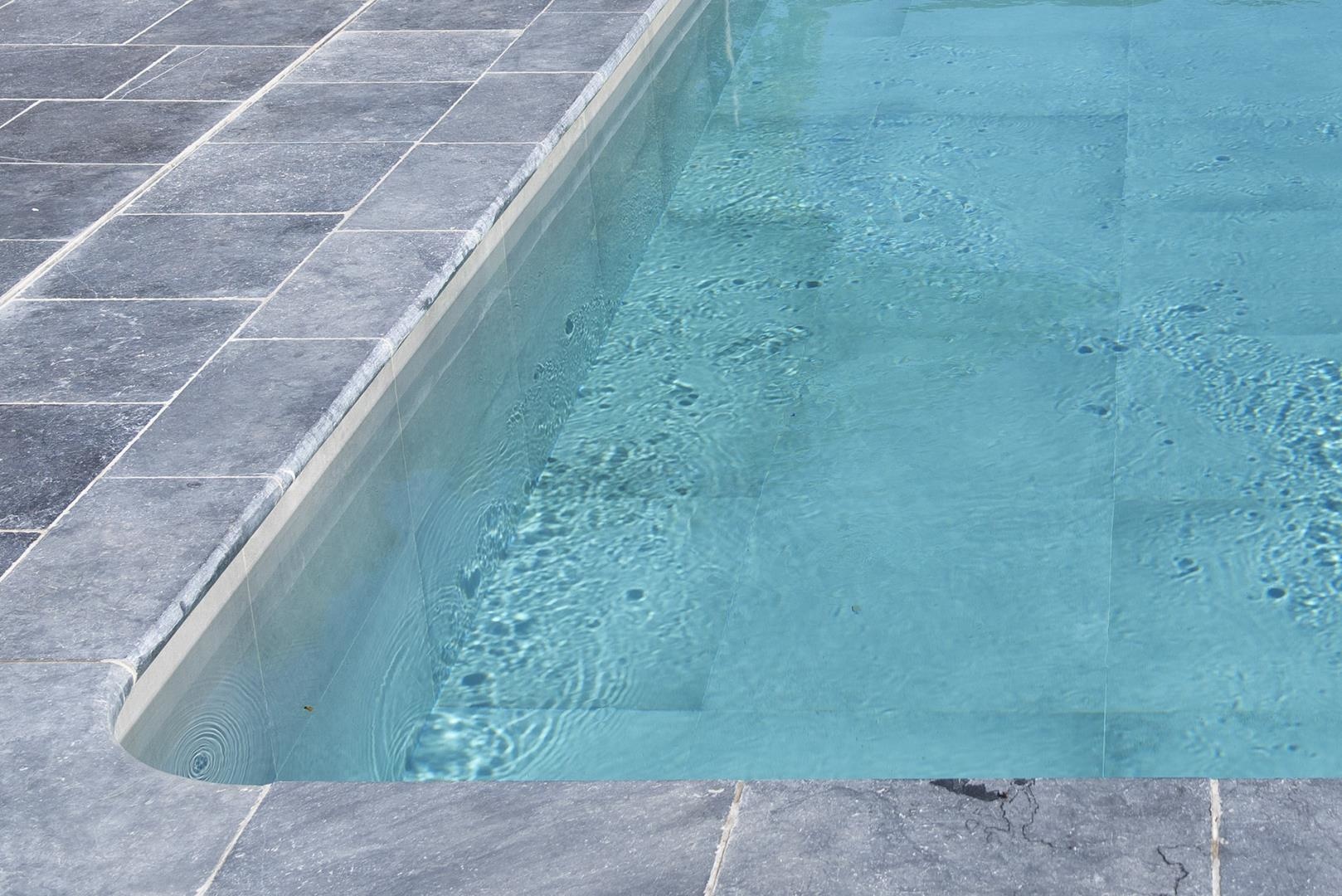 Randsteen rechte neus - Asian Blue