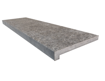 Randsteen rechte neus - Belgische blauwe hardsteen gebrand