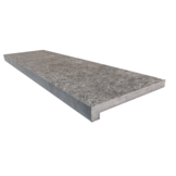 Randsteen rechte neus - Belgische blauwe hardsteen gezandstraald