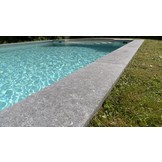 Randsteen rechte neus - Belgische blauwe hardsteen gezandstraald