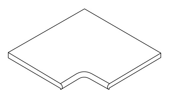 Binnenhoek Tandur Yellow afgeronde neus