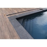 Binnenhoek Black Granada afgeronde neus