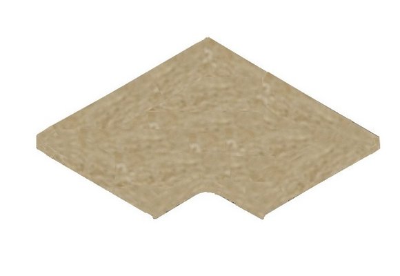 Binnenhoek  Tandur Yellow afgeronde neus