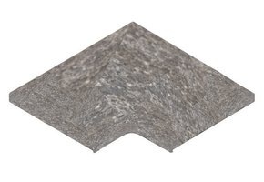 Binnenhoek Belgische blauwe hardsteen gebrand afgeronde neus