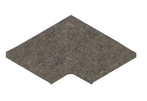 Binnenhoek Black Granada afgeronde neus