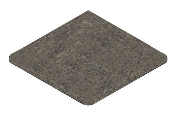 Buitenhoek Black Granada afgeronde neus