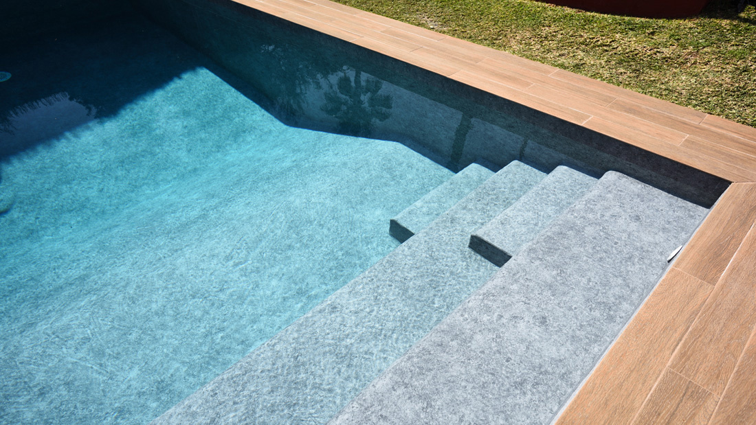 Alkor Touch Zwembadfolie Grijs Prestige 3D 1.65m