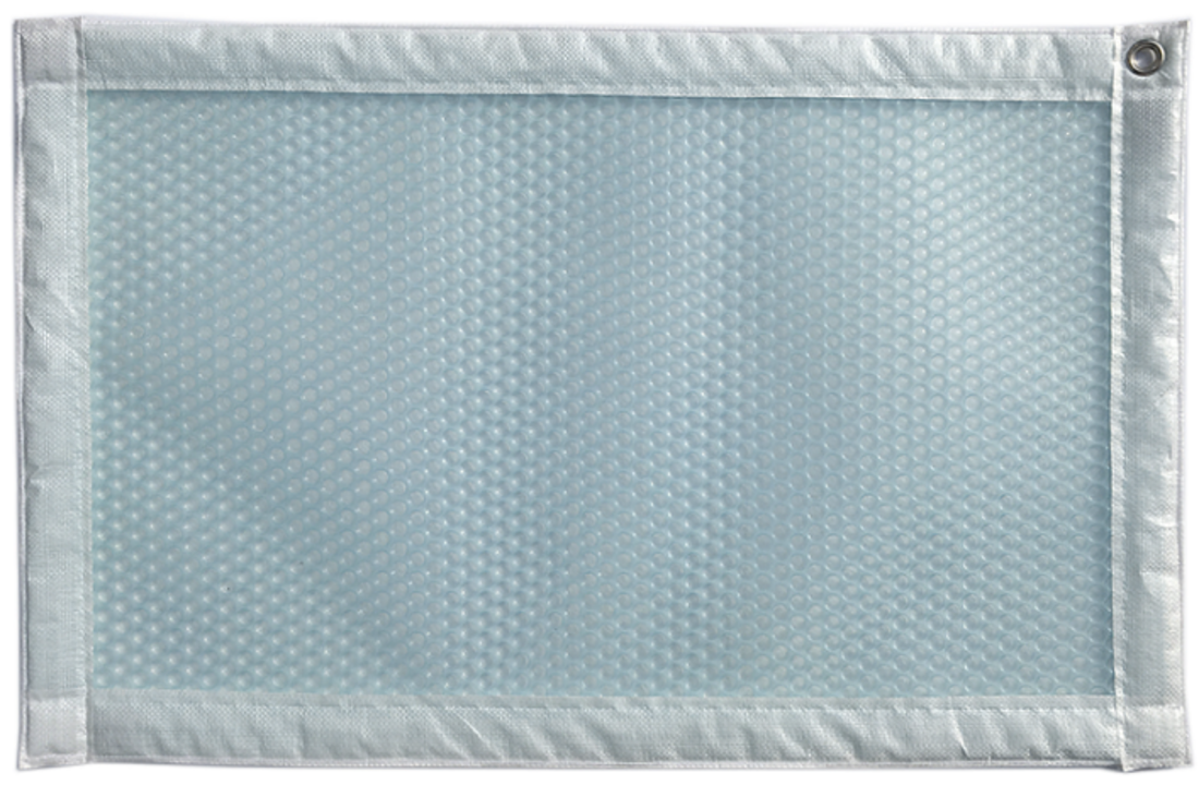 Zomerafdekking Quatro 500 micron Blauw/Sun Energy