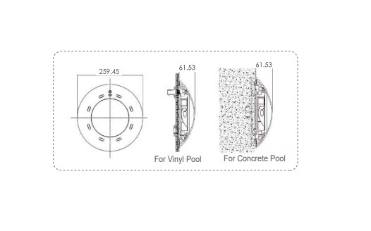 Flotide Zwembad LED lamp, type CP100
