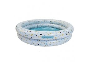 Kinderzwembad  witte terrazzo 100 cm