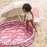Kinder Zwembad Rose gouden panterprint 150 cm
