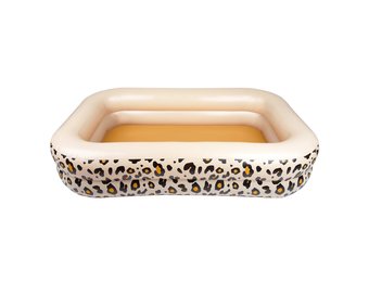 Kinder Zwembad Rechthoekig beige panterprint 200 cm