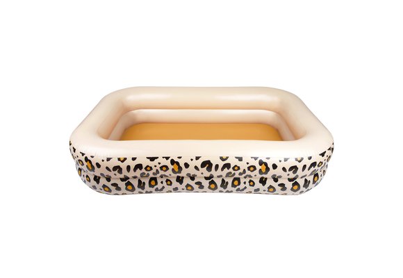 Kinder Zwembad Rechthoekig beige panterprint 200 cm