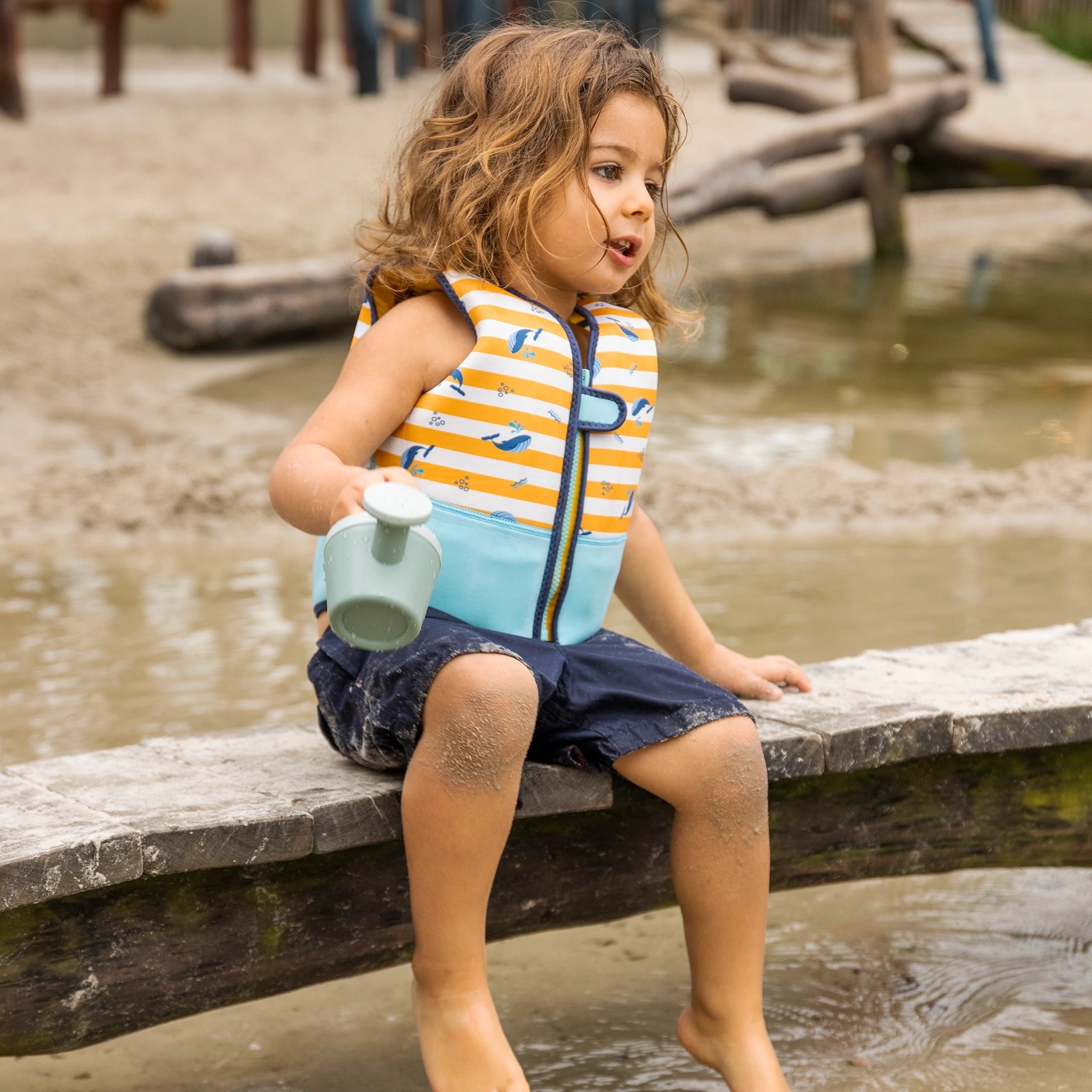 Zwemvest geel walvis 18-30 kg