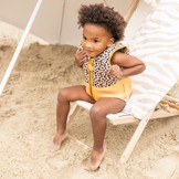 Zwemvest Beige Panterprint 18-30 kg