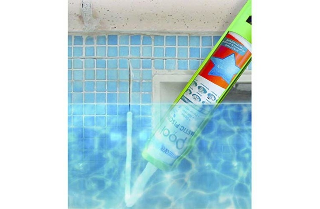 Mastic zwembadkit blanc wit - lijmkit