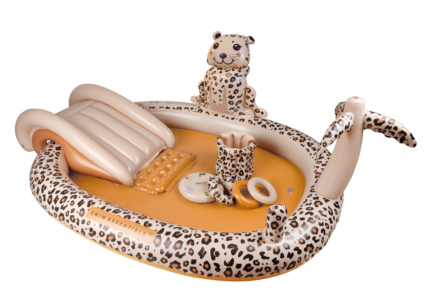 Zwembad Beige Panterprint