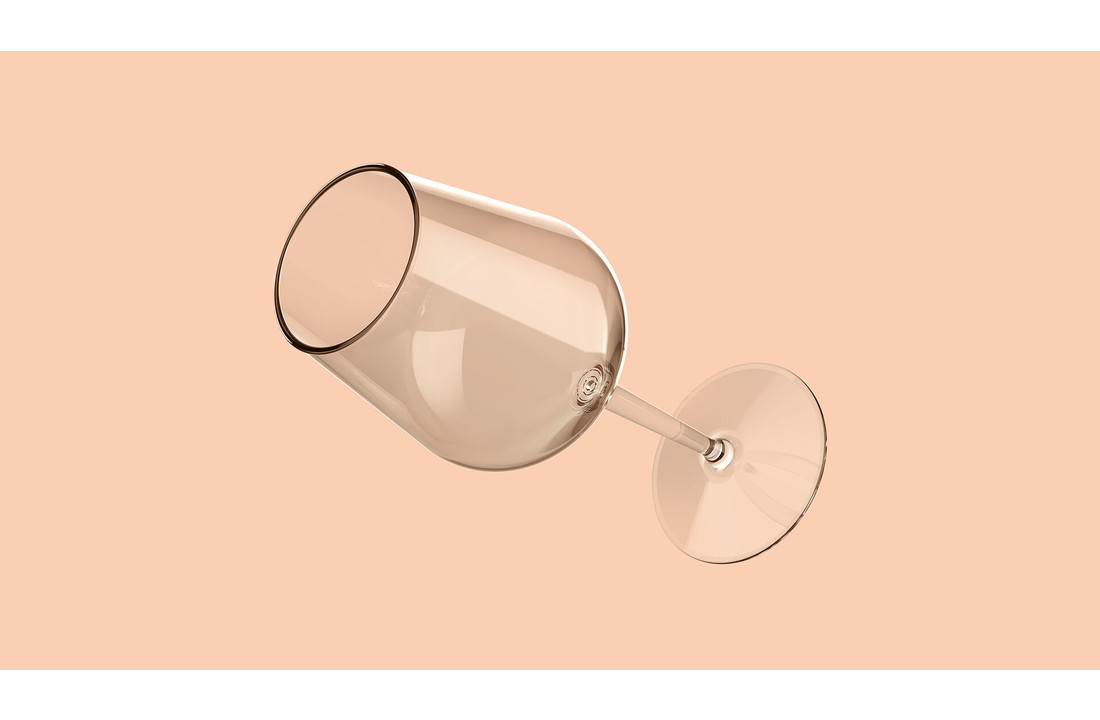 Happy Glass Lady Abigail Wijnglas - Set van 2 Kunststof Glazen 470ml