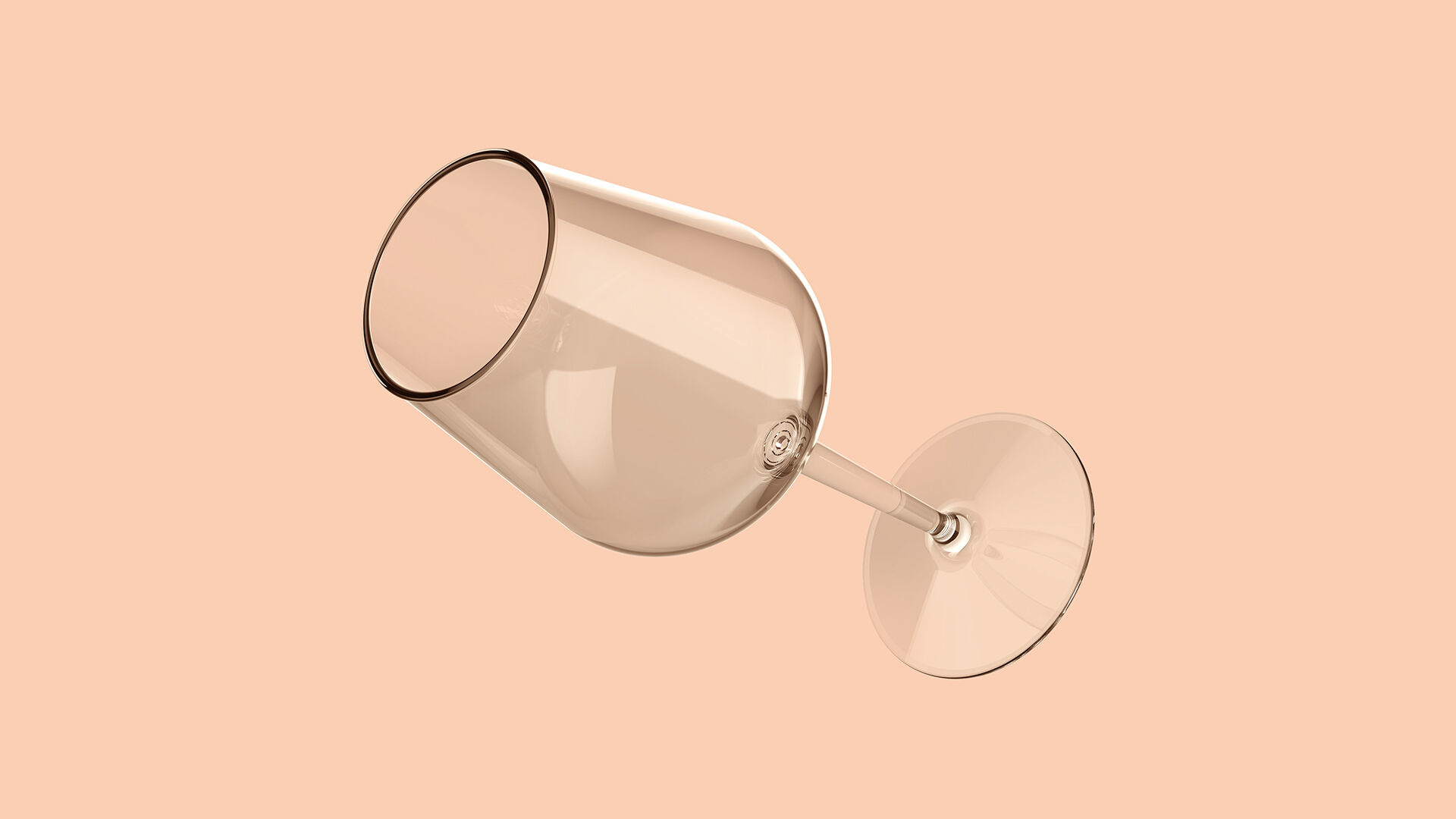 Happy Glass Lady Abigail Wijnglas - Set van 2 Kunststof Glazen 470ml