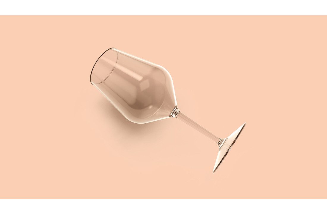 Happy Glass Lady Abigail Wijnglas - Set van 2 Kunststof Glazen 470ml