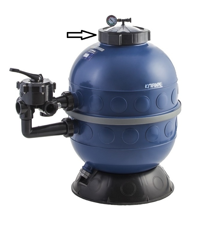 Kripsol Granada Zandfilter deksel met O-ring
