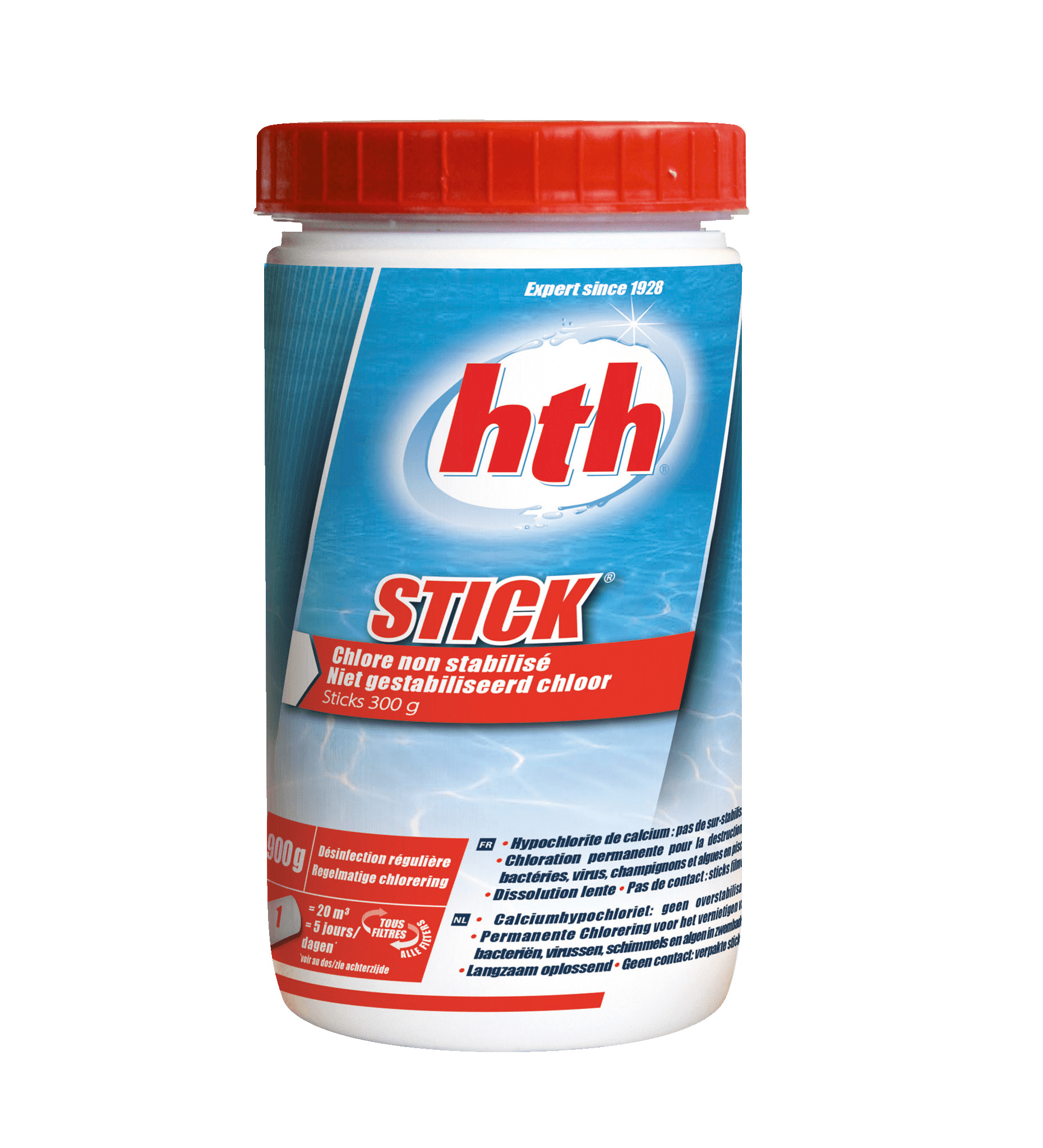 HTH Chloortabletten 300 grams sticks 900gr