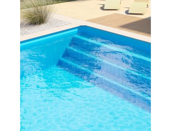 Aqua liner Zwembad liner 75/100ste kleur Bleu France