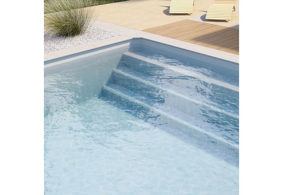 Aqua liner Zwembad liner 75/100ste kleur Licht Grijs