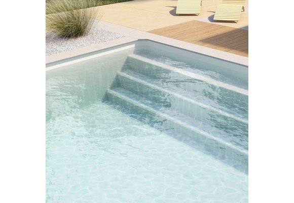 Aqua liner Zwembad liner 75/100ste kleur Zand