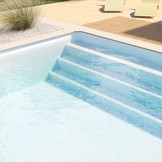 Aqua Zwembad liner 75/100ste kleur wit