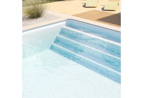 Aqua Zwembad liner 75/100ste kleur wit