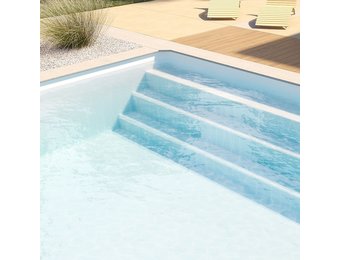 Aqua Zwembad liner 75/100ste kleur wit