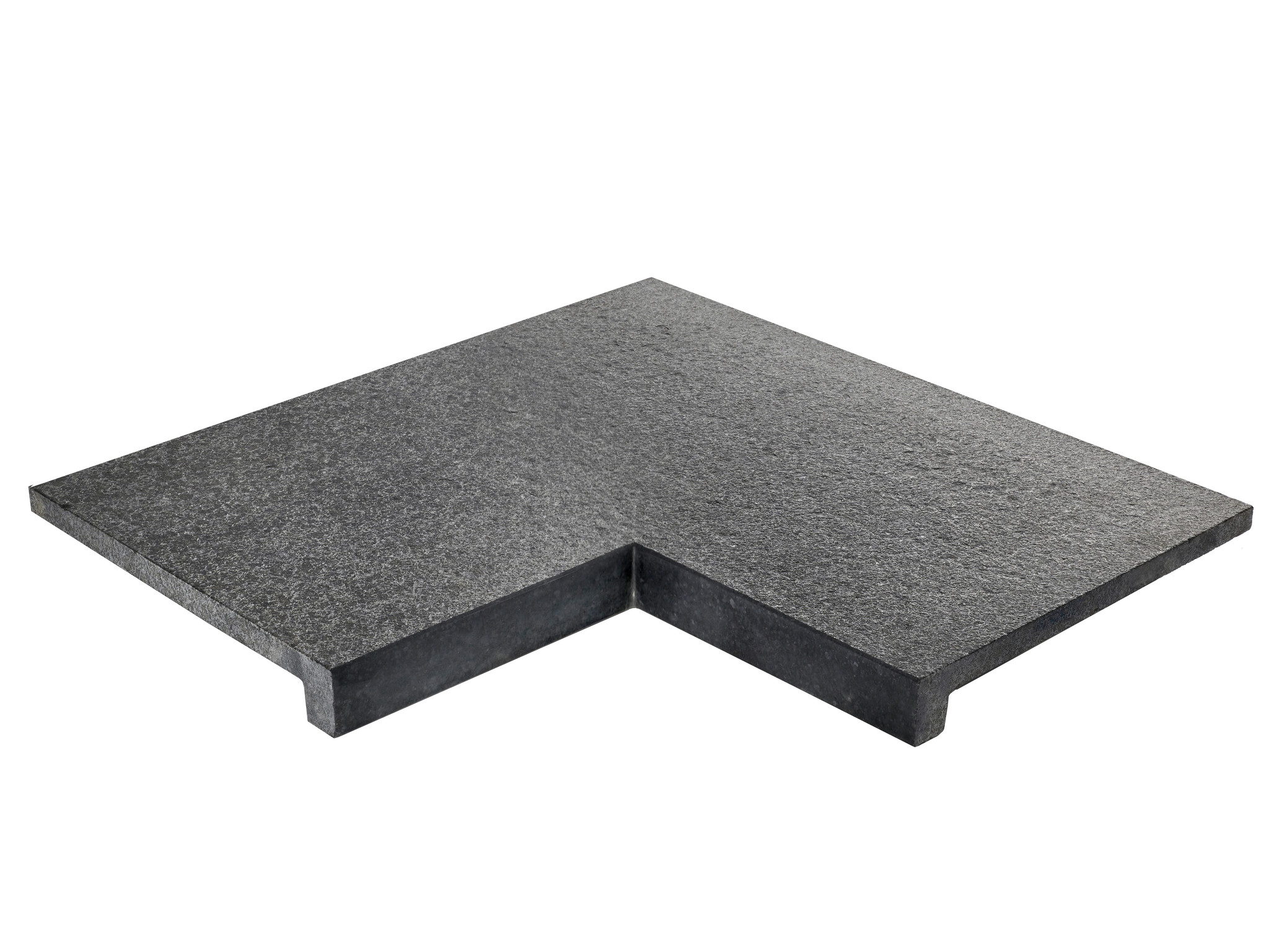 Binnenhoek rechte neus - Basalt Gevlamd