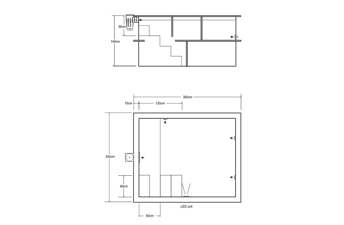 Plunge Pool 3 x 2,5 m (Premium)