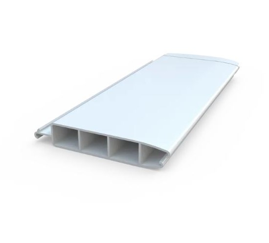 Aquadeck Zwembad Lamellen Kleur Wit PVC