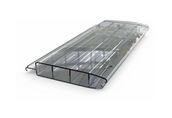 Aquadeck Zwembad Lamellen Polycarbonaat Kleur Transparant