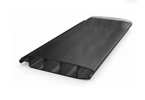 Aquadeck Zwembad Lamellen Polycarbonaat Kleur Solar Graphite