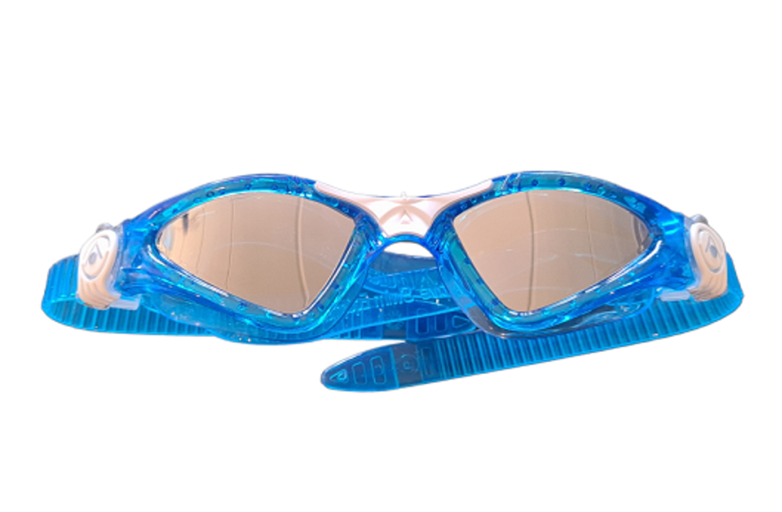 Aqua Sphere Kayenne Zwembril / Duikbril – Mirror Lens Blauw