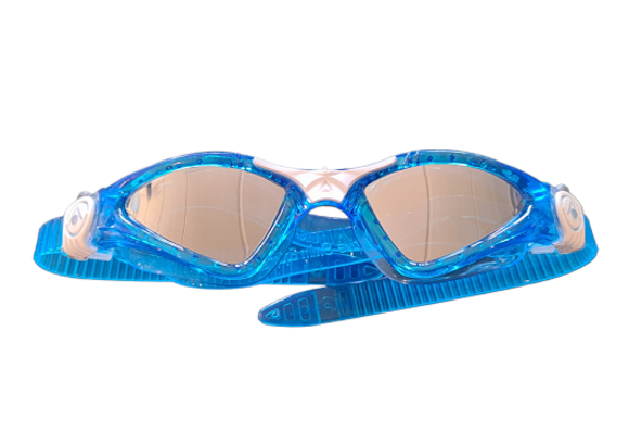 Aqua Sphere Kayenne Zwembril / Duikbril – Mirror Lens Blauw